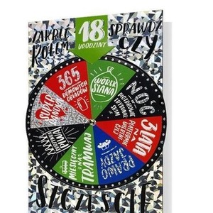 Karnet B6 Urodziny 18