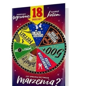 Karnet B6 Urodziny 18