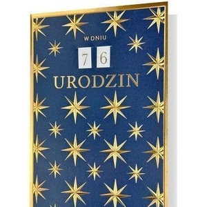 Karnet B6 Urodziny (wymienne cyfry)
