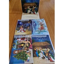 Karnet Boże Narodzenie A5 przestrzenny + koperta