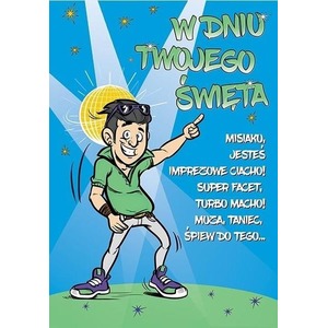 Karnet Comic B6 + koperta wzór nr 29