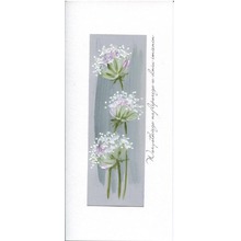 Karnet Imieniny I 03 - Białe kwiaty