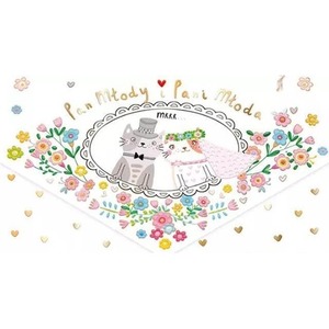 Karnet koperta A5 Ślub Koty