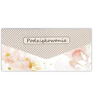 Karnet-koperta Podziękowania