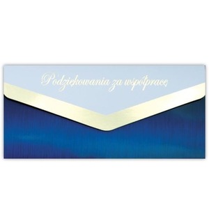 Karnet-koperta Podziękowanie za wspópracę
