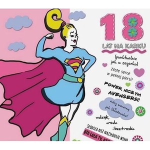 Karnet KW Hologram 18 Supermenka