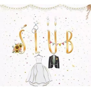 Karnet KW Ślub Państwo Młodzi