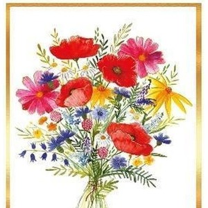 Karnet mini B8 Bukiet lato