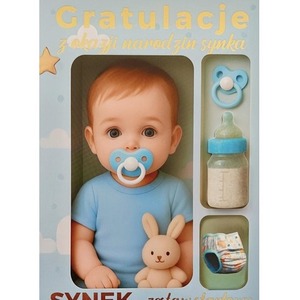 Karnet Narodziny chłopiec