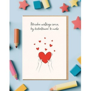 Karnet okolicznościowy Wielkie serce