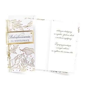 Karnet Podziękowania za współpracę