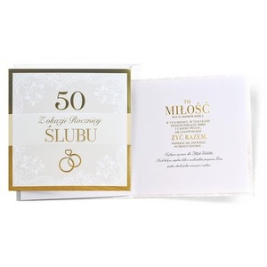 Karnet Primus Rocznica ślubu 50