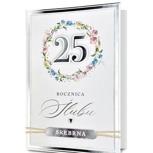 Karnet Rocznica ślubu 25