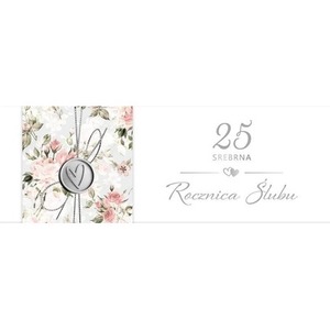 Karnet Rocznica Ślubu 25