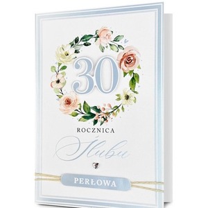 Karnet Rocznica ślubu 30