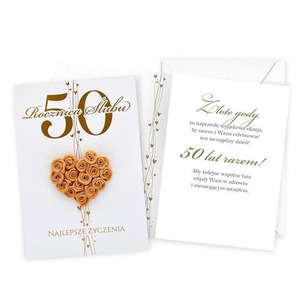 Karnet rocznica ślubu