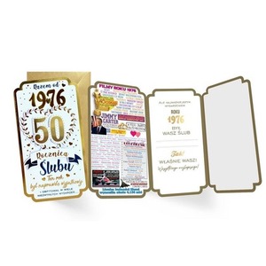 Karnet Rocznica ślubu 50