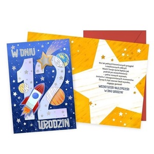 Karnet Urodziny 12