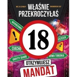 Karnet Urodziny 18