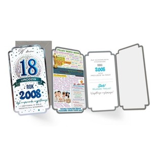 Karnet Urodziny 18