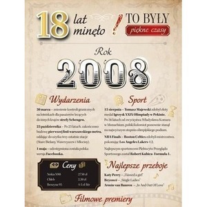 Karnet Urodziny 18