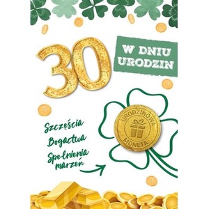 Karnet urodziny 30