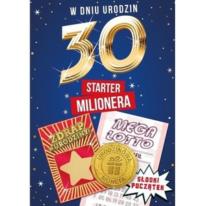 Karnet urodziny 30