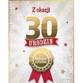 Karnet Urodziny 30