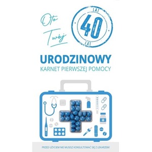 Karnet urodziny 40