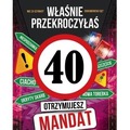 Karnet Urodziny 40