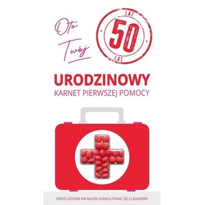 Karnet urodziny 50