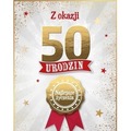 Karnet Urodziny 50