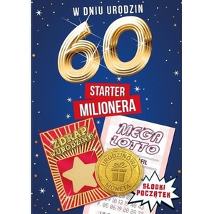 Karnet urodziny 60