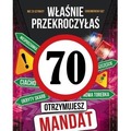 Karnet Urodziny 70