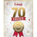 Karnet Urodziny 70