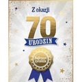 Karnet Urodziny 70
