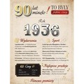 Karnet Urodziny 90