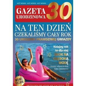 Karnet Urodziny gazeta 30