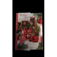 Karnet świąteczny religijny lub świecki BN B6LW wycinany mix