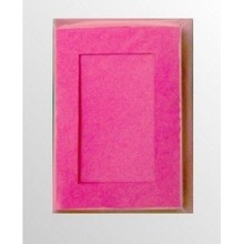 Karta passepartout + koperta pink 5szt