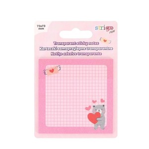 Karteczki samoprzylepne 73x73mm 50K różowe