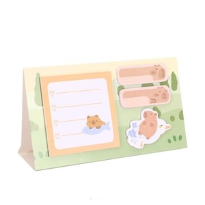 Karteczki samoprzylepne Kapibara z rybką