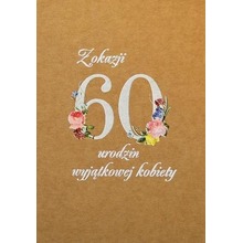 Kartka okolicznościowa eko Urodziny 60 TS52