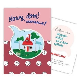 Kartka okolicznościowa Nowy dom