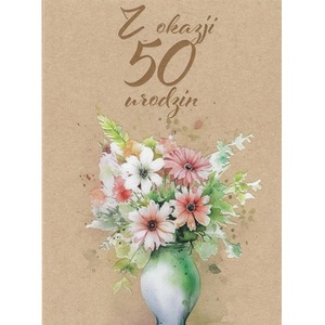 Kartka okolicznościowa Urodziny 50