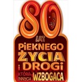 Kartka okolicznościowa Urodziny 80