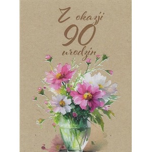 Kartka okolicznościowa Urodziny 90
