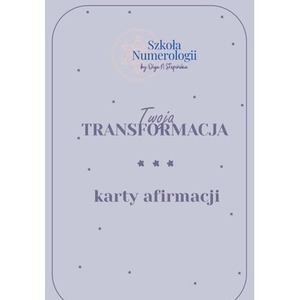 Karty afirmacyjne Twoja Transformacja