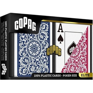 Karty do pokera Copag blue/red 2szt