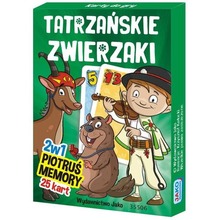 Karty Piotruś/Memory. Tatrzańskie Zwierzaki